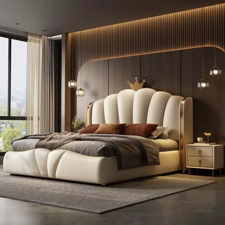 Queen Bed Modern - Image 4