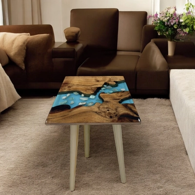 Customised – Square Epoxy Center Table - Image 4