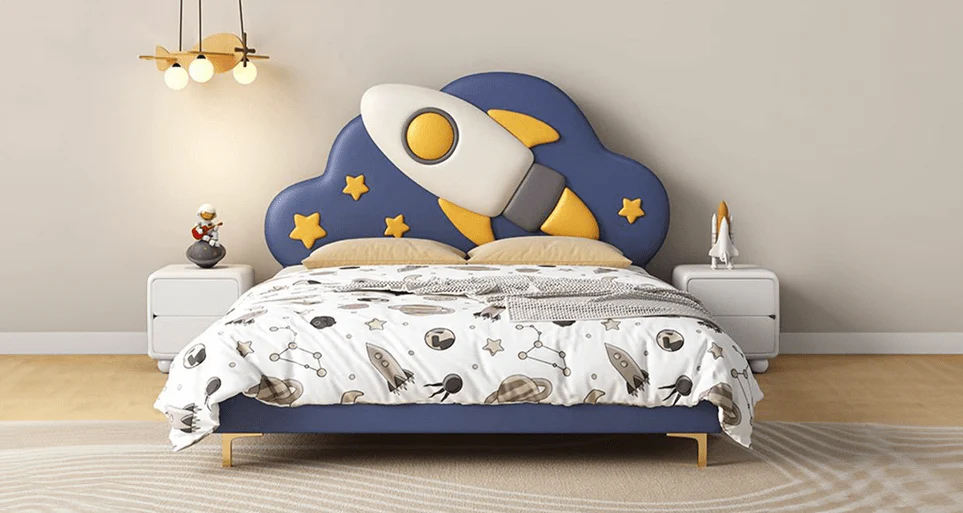 Kids Bed Rocket Ship- Childrens's Bed with Themed Design - Direct from Factory (Customizable) - Image 5