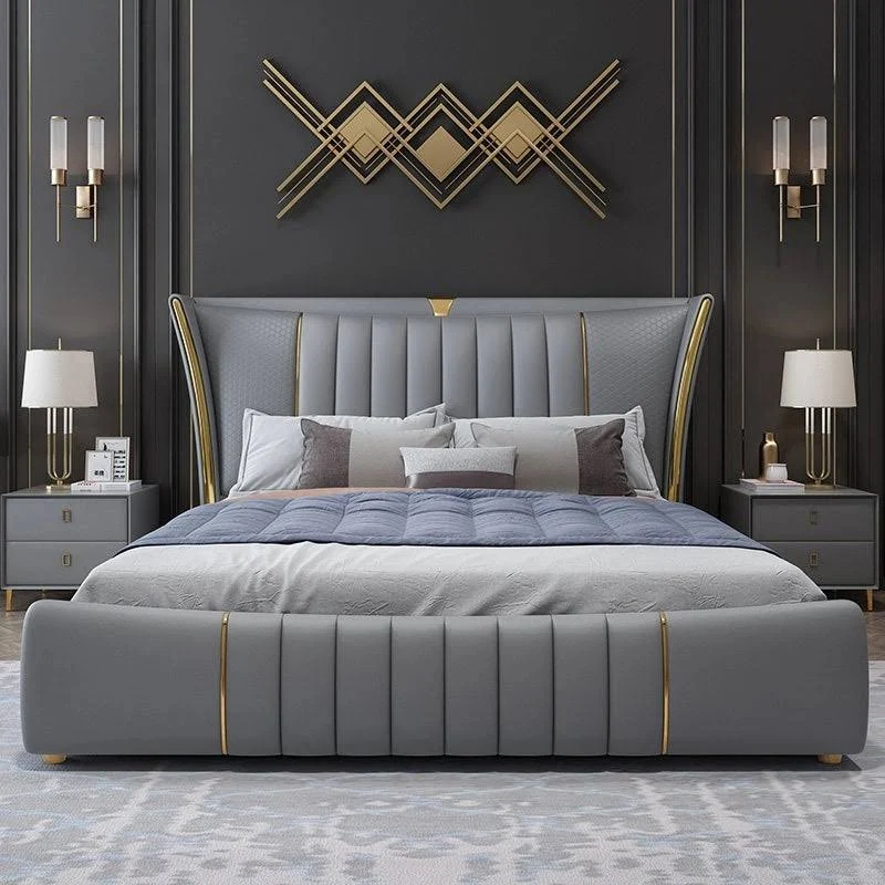 Ankara Luxury Upholstered Bed In Fabric