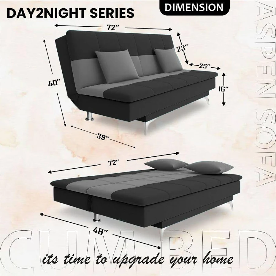 Kasba Sofa 3+L RHS Sofa cum Bed - Pull out Type - Image 2