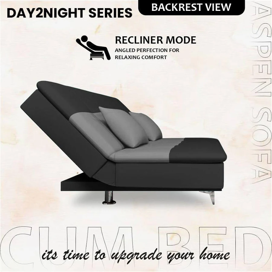 Kasba Sofa 3+L RHS Sofa cum Bed - Pull out Type - Image 3